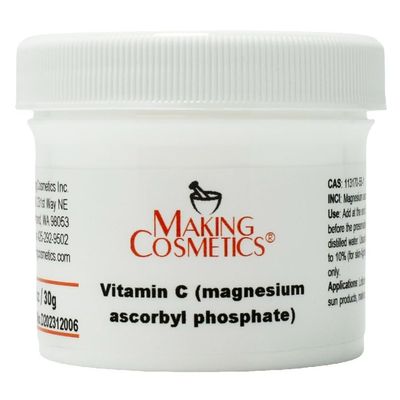 MakingCosmetics Vitamin C (Magnesium Ascorbyl Phosphate) - Skin Care Ingredient - Creams & Lotions - 1.0oz / 30g