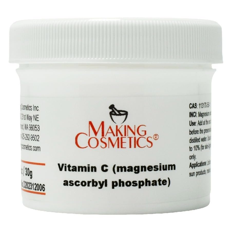 MakingCosmetics Vitamin C (Magnesium Ascorbyl Phosphate) - Skin Care Ingredient - Creams & Lotions - 1.0oz / 30g