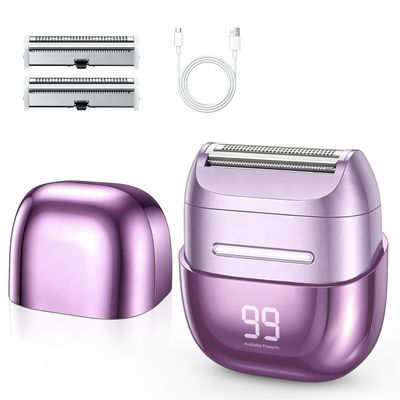 UpperX Mini Electric Razors for Women, Portable Bikini Trimmer for Women