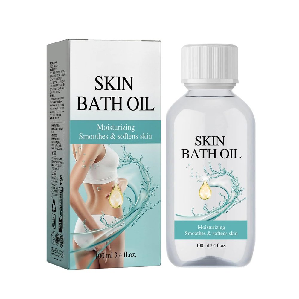 ZDFQ Bath Oil - Moisturizing Shower Oil for Dry Skin, Nourishing Body Cleanser, Hydrating Skin Repair Oil, Silky Smooth Body Wash for All Skin Types, 1 Pack