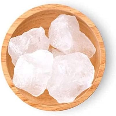 100% Organic Alum Stone, Fitkari Stone, Phitkari, White Crystak Stones, Fitkari (500gm) 17 floz
