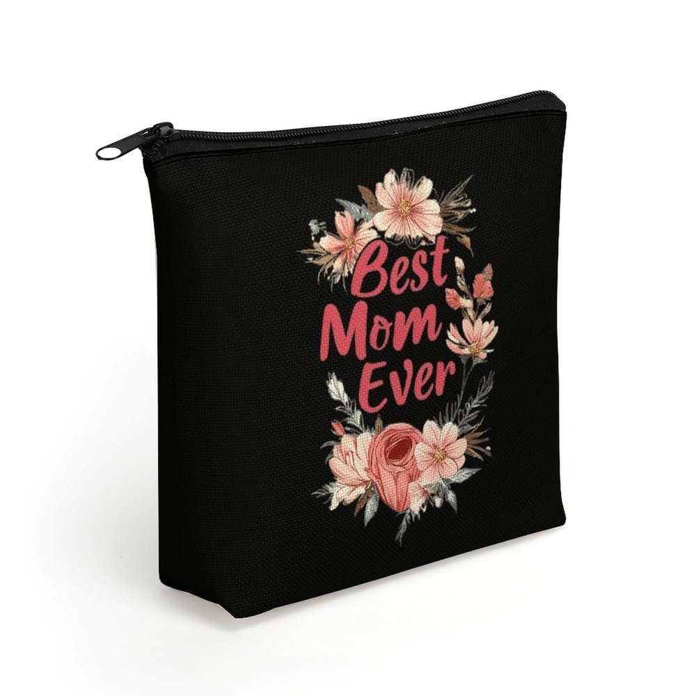 Best Mom Ever Makeup Case Travel Cosmetic Bag