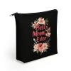 Best Mom Ever Makeup Case Travel Cosmetic Bag view 1