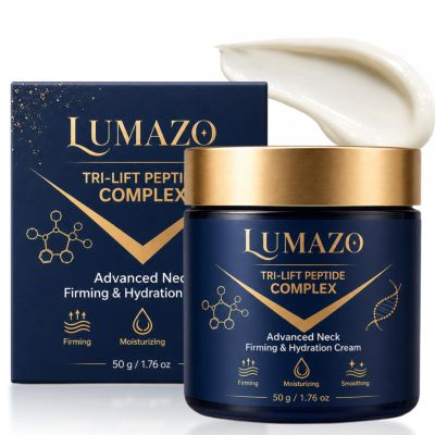 LUMAZO Tri-lift Peptide Complex Cream, Neck Firming & Anti-Aging Moisturizer, 50g(1)