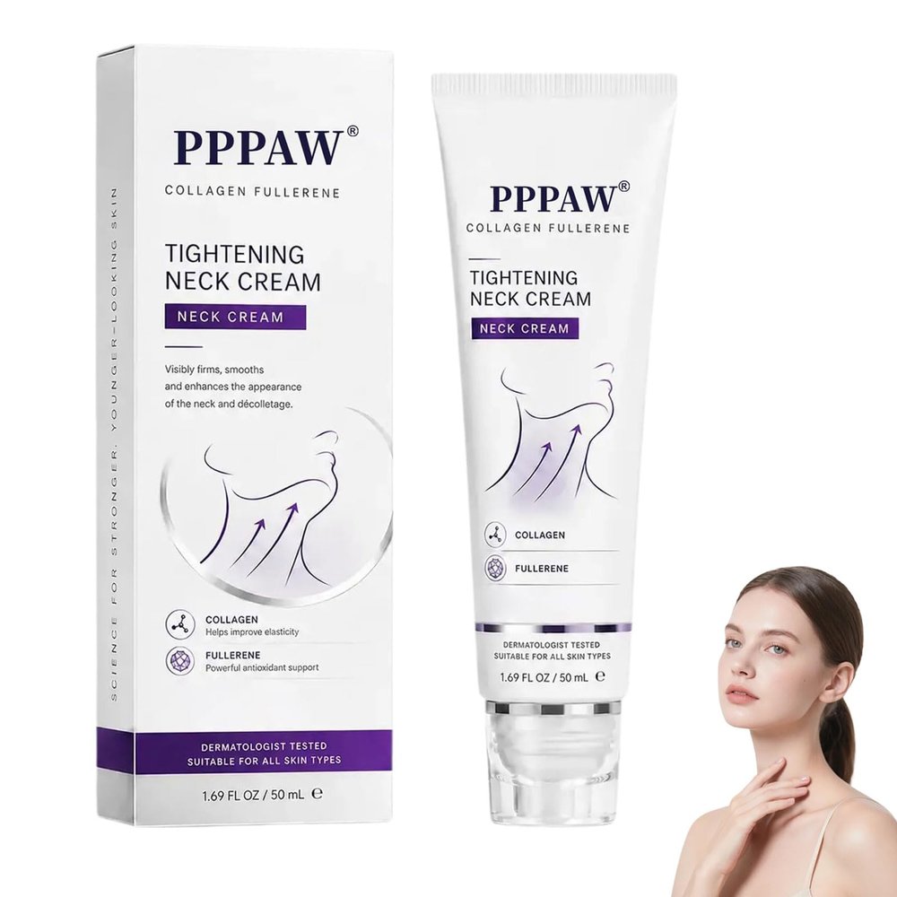 PPPAW Instant Neck Lift Cream, 2026 New Advanced Retinol Neck Wrinkle Cream, Instant Neck Tightening and Lifting Treatment, Firming Formula, Suitable for All Skin Types (1 Pack)