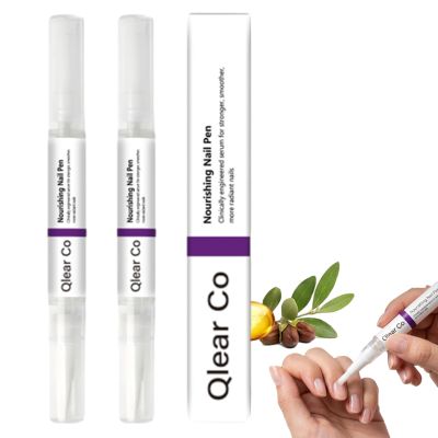 Qlear Nourishing Nail Pen, Moisturizing Cuticle Treatment for Brittle Nails, Nail Care Oil Pen for Appearance Improvement, Hydrating Formula for Stronger Nails and Healthy Cuticles (2 PCS, 1)