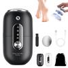 Compact Automatic Foot Pedicure Grinder, 3-Speed Electric Foot Callus Remover, Rechargeable Wireless Electric Callus Remover for Feet, Low Noise, Dry Skin Removal Tool, IPX6 Waterproof (Black-A2) view 1