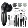 13 Piece Setof Electric Foot Grinder for Removing Calluses, Washing with Water, and Digital Foot Trimmer view 1