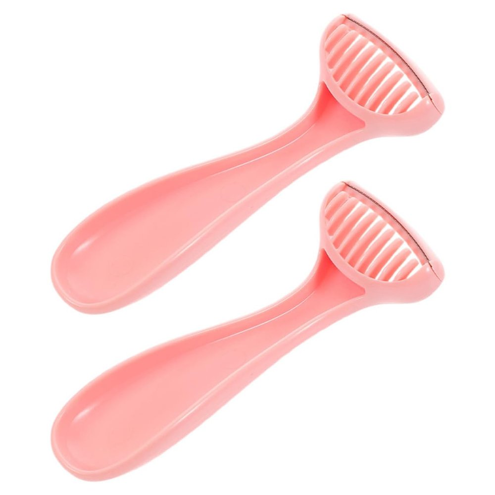 SECFOU 2pcs Portable Hair Removal Tool for Women with Painless Design, Compact Razor for Legs and Sweat Hair, for Daily Use and Travel, Made of Plastic and Steel