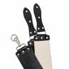 GENTS Professional 3" x 20" Straight Razor Strop, Black view 2