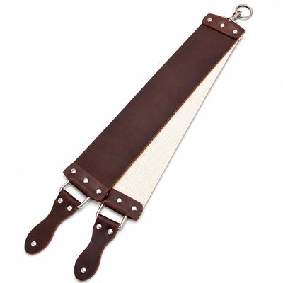 GENTS Professional 3" x 20" Straight Razor Strop, Brown