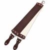 GENTS Professional 3" x 20" Straight Razor Strop, Brown view 1