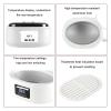 Paraffin machineHand and Foot Bath, Moisturizing Skin Relieving Fatigue, Two Temperature, 3.4 Liter Capacity, for Beauty, Home, Smooth(Pink) view 2