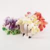ONMYJFD Floral fabric set diamond headband elegant mesh gauze imitation pearl view 2
