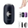 Compact Automatic Foot Pedicure Grinder, Electric Foot Callus Remover Rechargeable, Automatic Electric Foot Grinder, Compact Foot Grinder, 3-Speed for Home Travel Use (Black) view 1