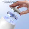 Compact Automatic Foot Pedicure Grinder, Electric Foot Callus Remover Rechargeable, Automatic Electric Foot Grinder, Compact Foot Grinder, 3-Speed for Home Travel Use (Black) view 4