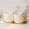 QERTYHJK Washing Cup Ceramic Mouth Set Couple Toothbrush Rack Household Brushing Teeth view 1