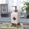 QERTYHJK Ceramic Retro Household Toothbrush Mouthwash Cup Wash Bathroom Accessories Five Piece Set Decor view 3