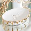 QERTYHJK Bathroom Supplies Ceramic Toothbrush Holder/mouthwash Cup/Lotion Bottle/Bathroom Decoration view 3
