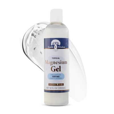 Casafoyer Health & Wisdom Pure Magnesium Gel with Seaweed Extract - 12 fl oz - Pack of 2
