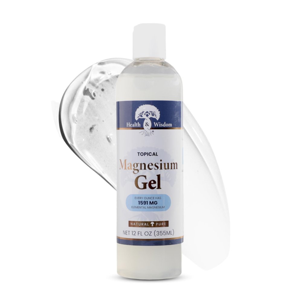 Casafoyer Health & Wisdom Pure Magnesium Gel with Seaweed Extract - 12 fl oz - Pack of 2
