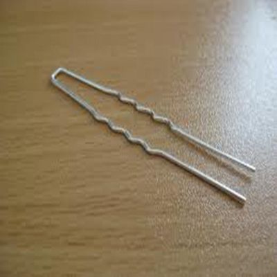 1 Wire Silver Plated Metal Hair Pin DIY Veil Craft Supplies Bridal Wedding Party
