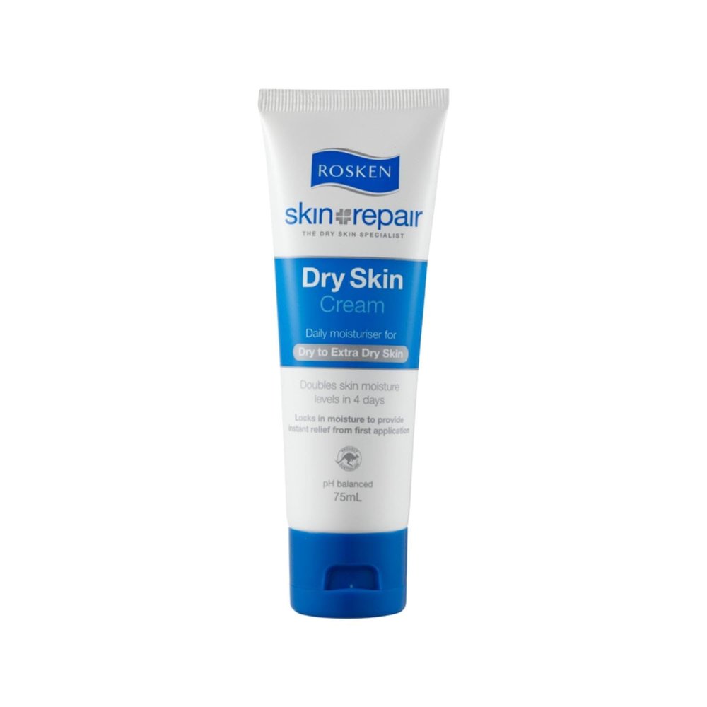 rosken M Dry Skin Repair Dry Skin cream 75ml doubles skin moisturiser in 4 days