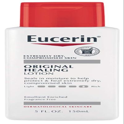 Eucerin Original Healing Lotion - Fragrance Free, Rich Lotion for Extremely Dry Skin - 5 Fl. Oz. Bottle