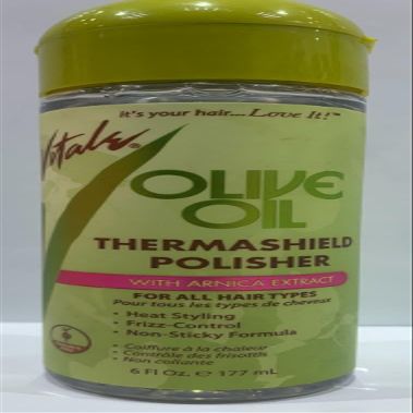 Vitale Vitale olive oil thermashield polisher 6 fluid ounce, Blue, 6 Fl Ounce