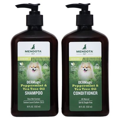 DERMagic Peppermint & Tea Tree Oil Shampoo & Conditioner 18 fl. oz.