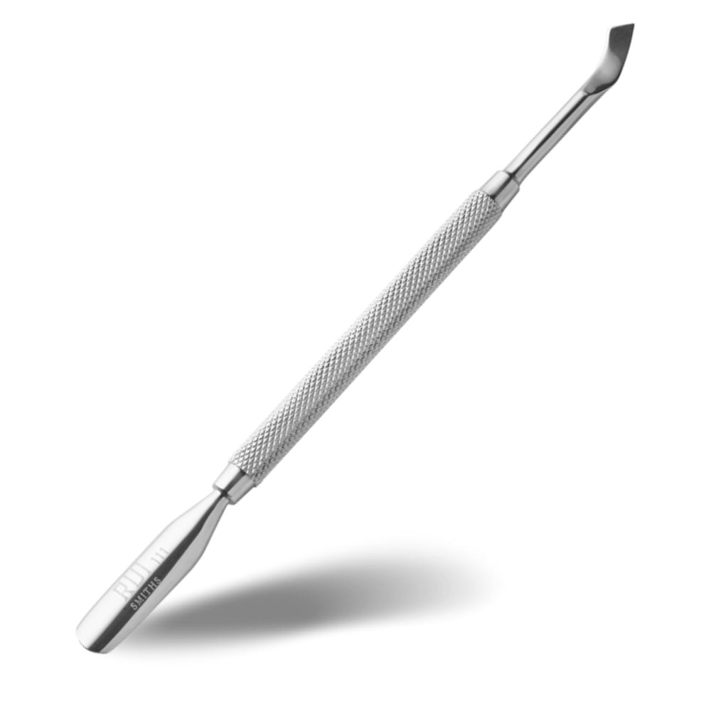 Rui Smiths Pro Cuticle Pusher with 2 Ends - Stainless Steel Manicure Tool - Style 111