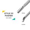 Rui Smiths Pro Cuticle Pusher with 2 Ends - Stainless Steel Manicure Tool - Style 111 view 3