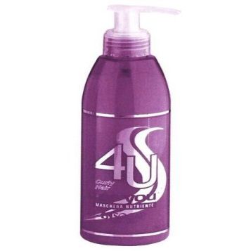 4U Hydrating Conditioning Cream And Mask For Curly Hair, By SOCAPUSA, Made in Italy