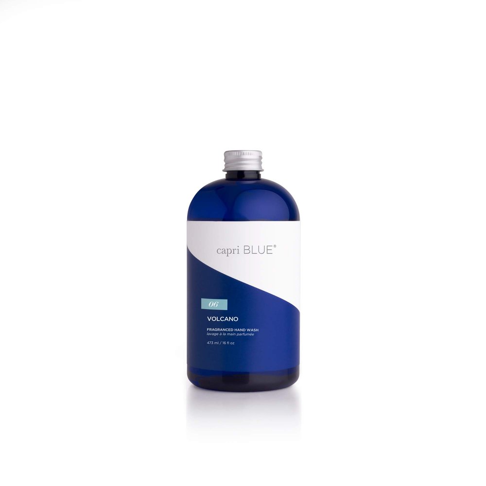 Capri Blue Hand Wash Refill - Moisturizing Liquid Hand Soap Refill - Moisturizing Soap Scented with Notes of Tropical Fruits - No Added Gluten, Parabens, or Sulfates (Volcano, 16 fl oz)