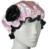 Kella Milla Stylish Satin Shower Cap - Pink & Rose view 1