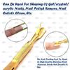 C-Curve Nail Pinching Tool Magic Wand Acrylic Gel Tips Multi-Function Young Gold (DDP Brand) view 2