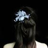 1 White Rhinestone Mixed Floral Beaded Sequin Bridal Wedding Hair Pin view 1