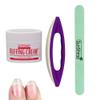 Joligel Manicure Polishing Kit, Buffing Cream + Leather Buffer + Polisher, Nail Care Tools Set for Professional Manicure Pedicure Salon view 1