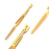 DDP Acrylic Nail Pincher/Cuticle Pusher with TWEEZER Gold Color view 1
