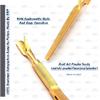 DDP Acrylic Nail Pincher/Cuticle Pusher with TWEEZER Gold Color view 3
