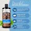 Dr. Woods Raw African Liquid Peppermint Black Soap - Body Wash for Men and Women, Contains Peppermint Oil and Organic Shea Butter, Gentle Exfoliant, Natural Cleanser for Face, Hands, Body - 32 Fl Oz view 3