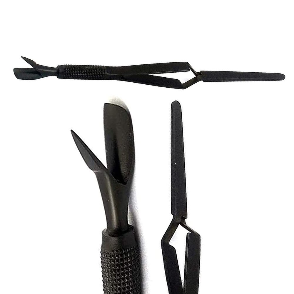 DDP C-Curve Nail Pinching Tool Magic Wand Acrylic Gel Tips Multi-Function Young Black Color