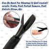 DDP C-Curve Nail Pinching Tool Magic Wand Acrylic Gel Tips Multi-Function Young Black Color view 2