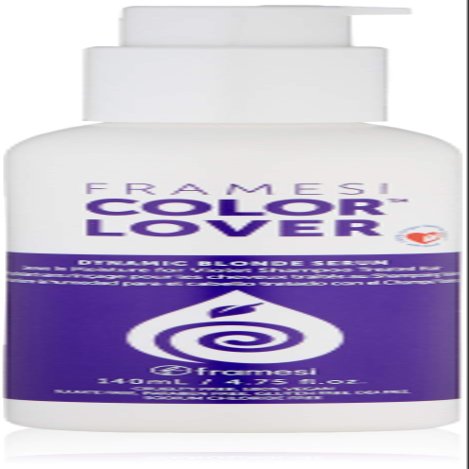 FRAMESI Color Lover Dynamic Blonde Serum, 4.75 fl oz, Sulfate Free Daily Leave In Conditioner, Color Treated Hair