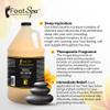 Foot SPA - Healing Therapy Massage Lotion,128 Oz - with Peppermint and Eucalyptus - Professional Pedicure, Body and Hot Oil Manicure, Infused with Natural Oils and Vitamins - Bulk, Refill Gallon view 4