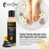 Foot SPA - Healing Therapy Massage Lotion, 4 Oz - with Peppermint and Eucalyptus - Professional Pedicure, Body and Hot Oil Manicure, Infused with Natural Oils and Vitamins view 3