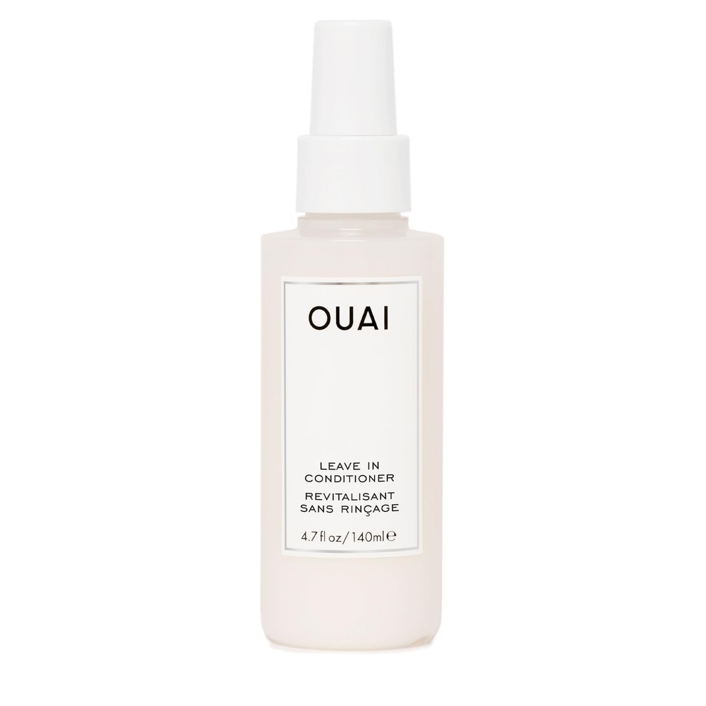 OUAI Leave In Conditioner & Heat Protectant for Hair - Prep Hair for Styling or Use as Detangling Spray to Fight Frizz & Flyaways - No Parabens, Sulfates or Phthalates (4.7 oz)
