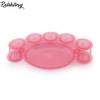 Rolabling 6Pcs Nail Art Palette Multi Grid Gel Polish Mixing Tray view 3