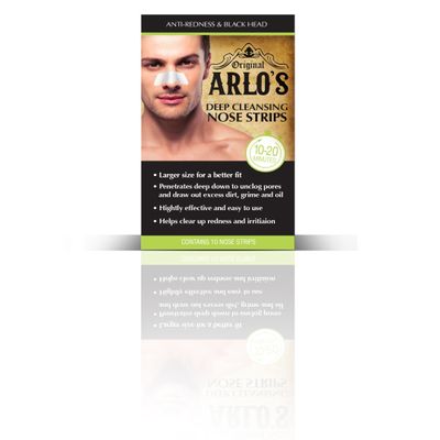 Arlo's Mens Deep Cleansing Nose Strips 10-Count
