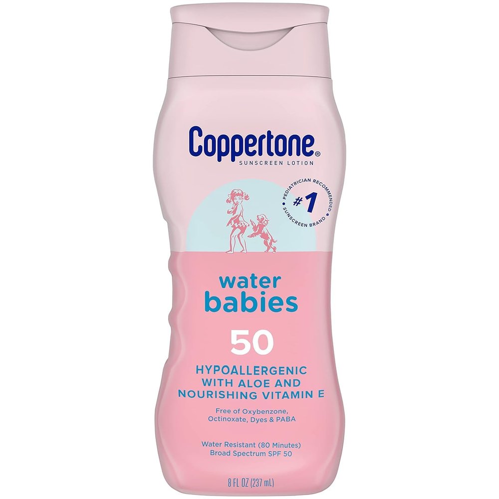 Coppertone SPF 50 Waterbabies Lotion, 8 Oz